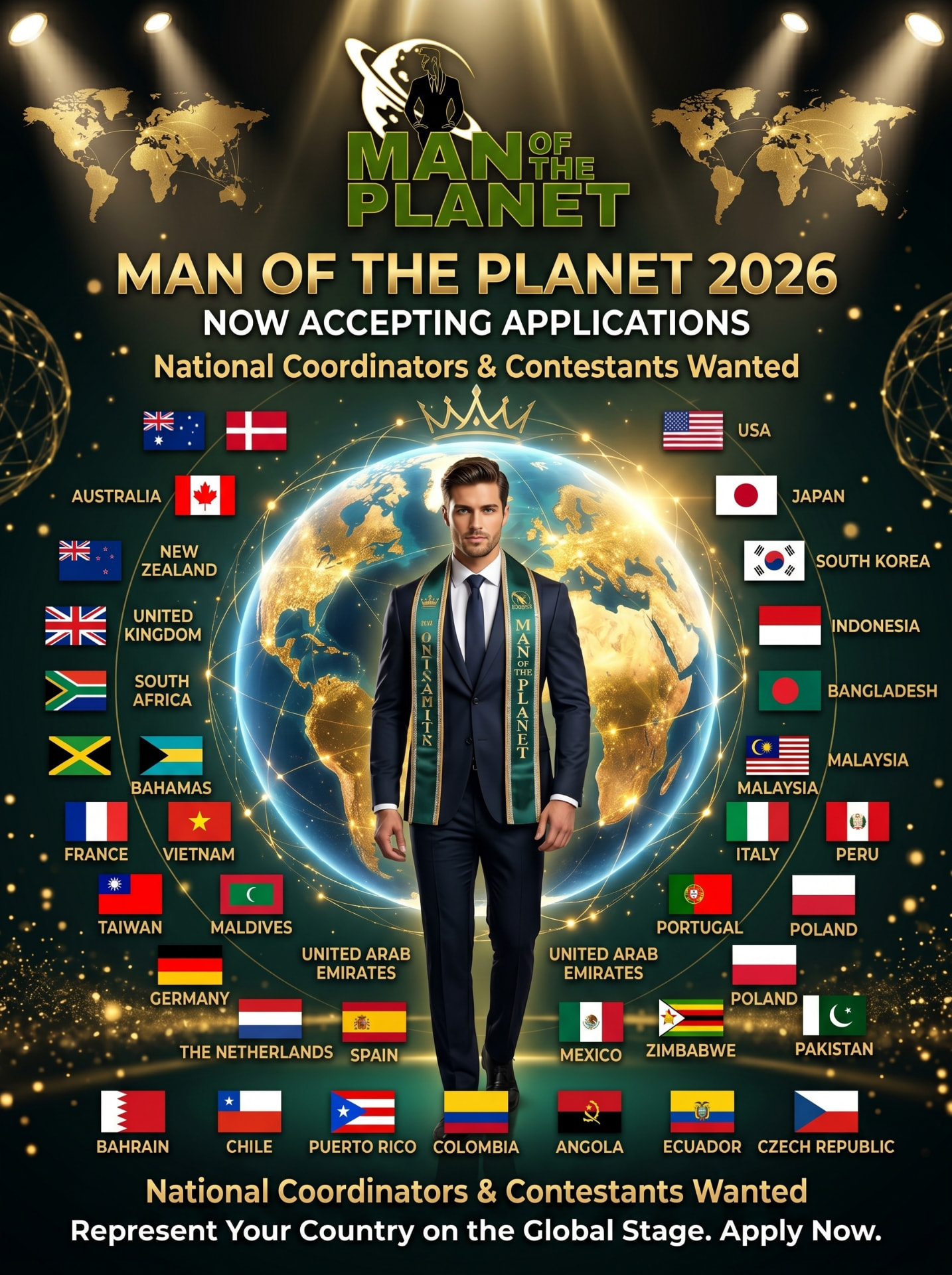 Man of the Planet 2026 — now accepting applications for national coordinators and contestants